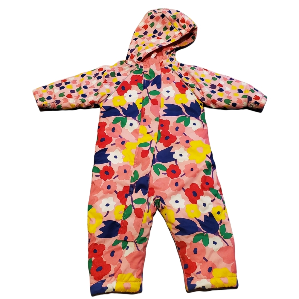 Hanna Andersson floral snow suit size 80